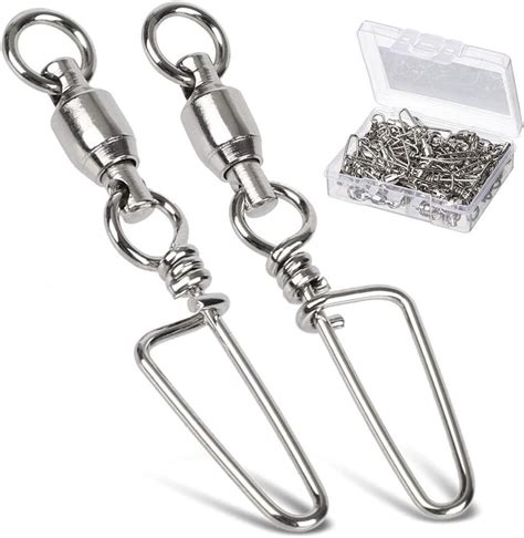 stainless steel fishing box swivel|fishing wire snap swivels.